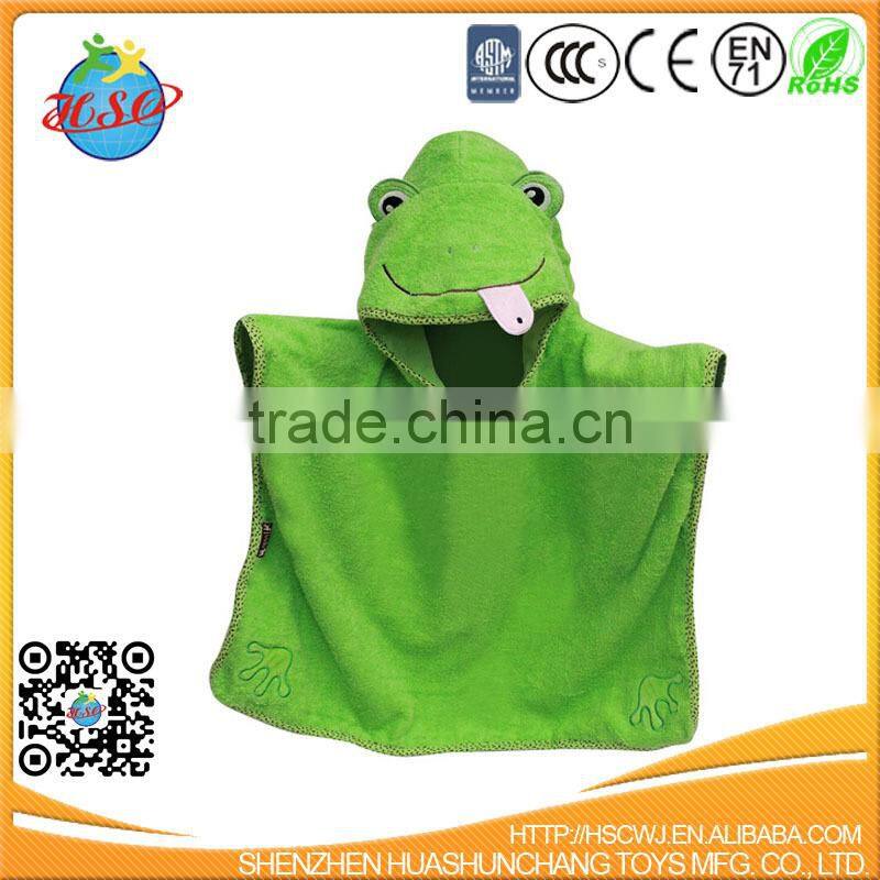 hot sale animal poncho bathrobe for kids