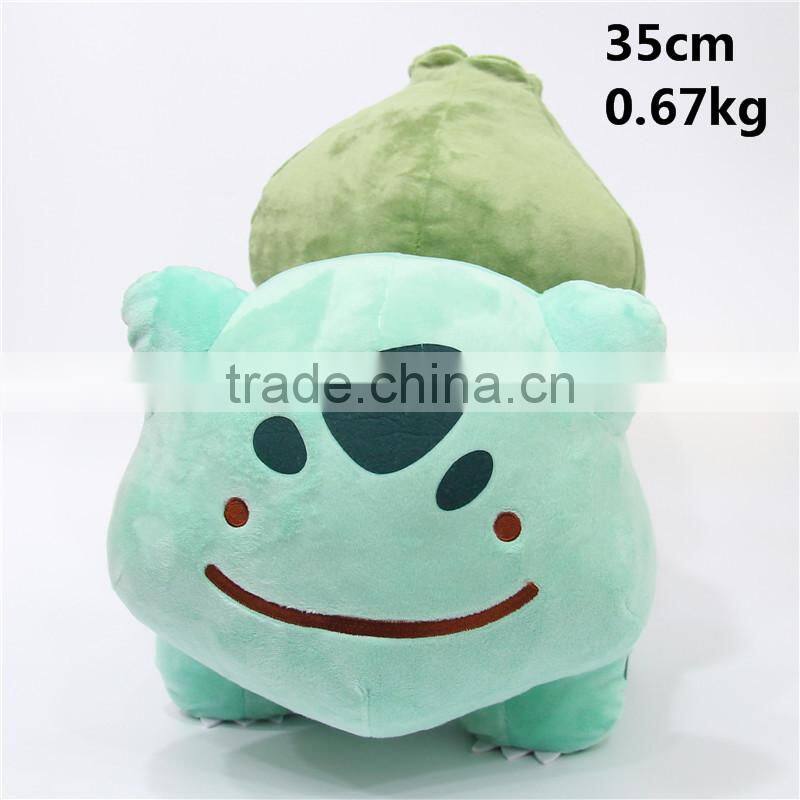 Popular Cartoon Pokemon Bulbasaur Doll Anime Soft Plush Toys