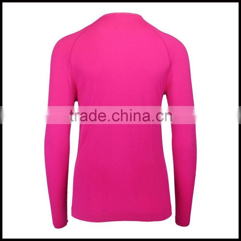 W15-ACC-W-02-C Pink Cheap Seamless Therma Sports Inner Wear Winter