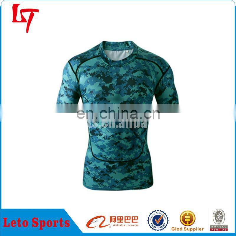 Mens Compression Gear Rash Guard for Biking