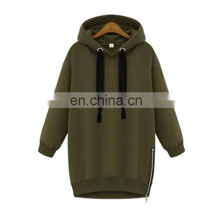 China Supplier OEM Ladies Fashion Clothing Custom Ladies Hoodie Sweatshirt