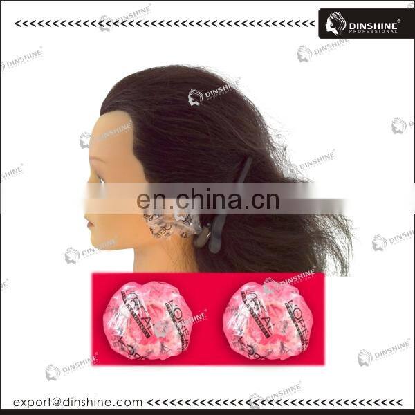 PE material clear disposable ear cover for spa beauty hair salon in 2016