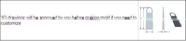 New fashion zinc alloy zip puller metal zipper slider