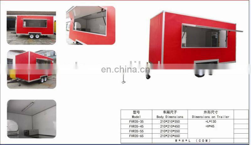 High quality mobile food cart with frozen yogurt machine!!! small investment, easy-to-operate