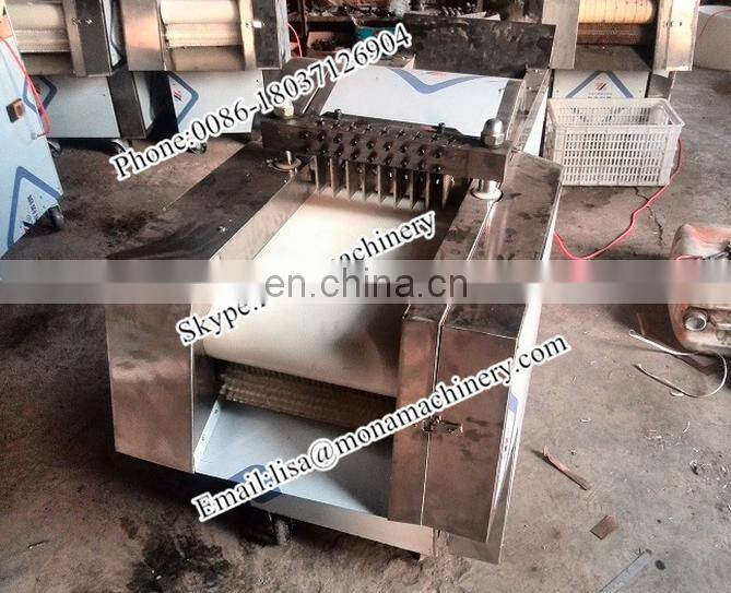 Ribs frozen meat Chicken leg cutter Commercial Pork Chop Cutting Machine/steak Cube Cutter/chicken Thighs Cutting Machine