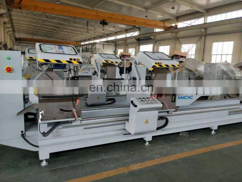 Double Head Precision Cutting Saw for Aluminum and PVC Profile Digital Display LJZ2X-500x4200