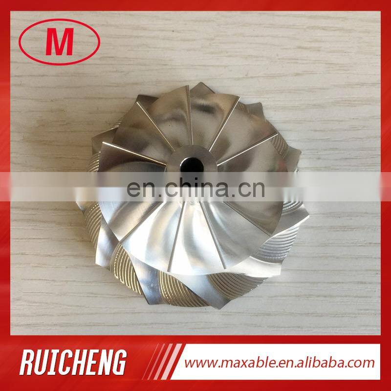 GT2871 452546-0005 53.11/70.98mm 11+0 blades bore:6.00mm aluminum 2618/Billet compressor wheel for 452546-0005/Trim 56 racing