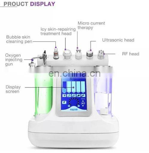 Hydrogen and Oxygen Bubbles remove blackheads skin water hydro dermabrasion hydrogen machine facial device