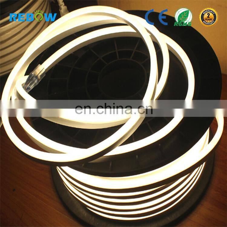 led neon flex Ce Rohs Certification led neon strip PVC/Silicone mini rgb/single color neon led strip flex