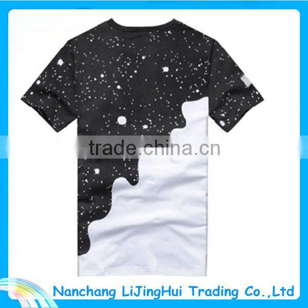3D Custom 100% Cotton Round Neck T-shirt