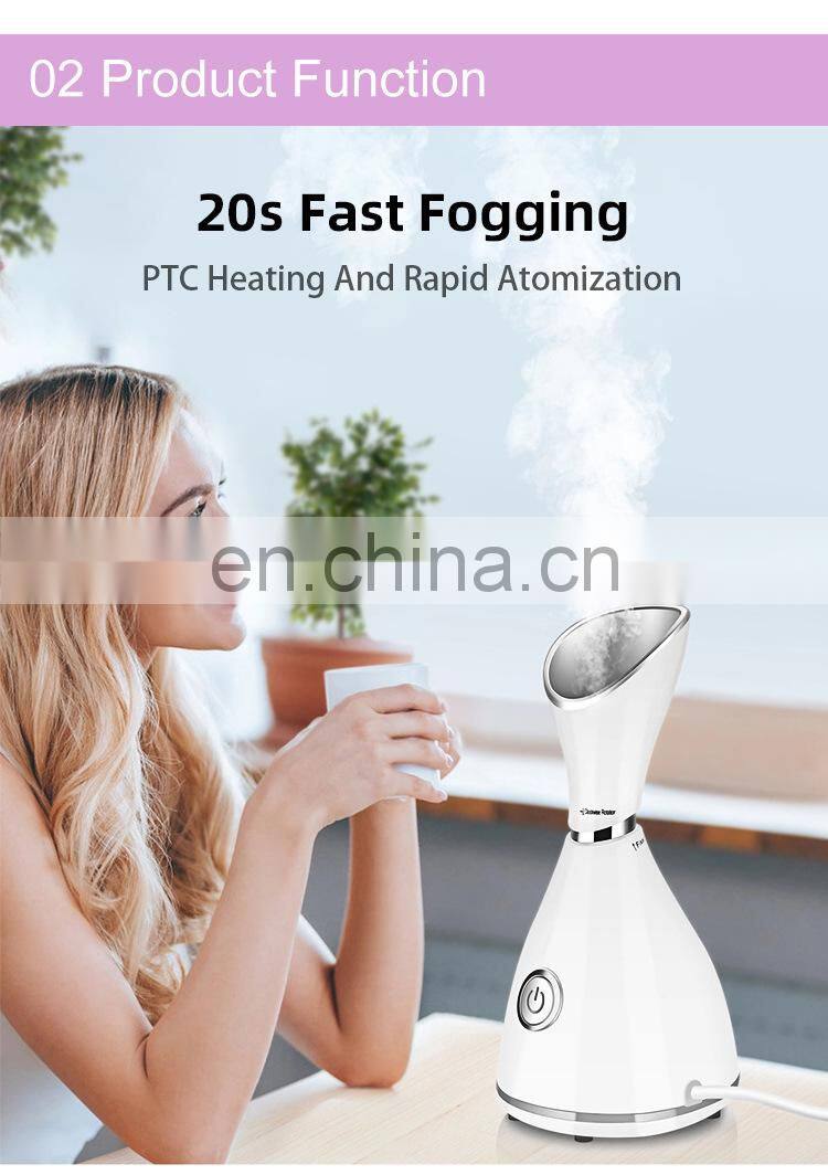 2021 Hot Sale Beauty Personal Care Face Steamer Sprayer Face with led light Humidifier Face steamers