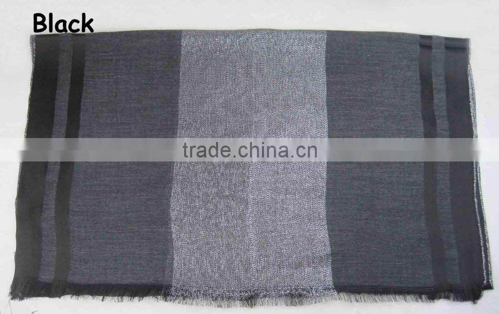 S449 Lovely design long muslim scarf Slub cotton muslim scarf