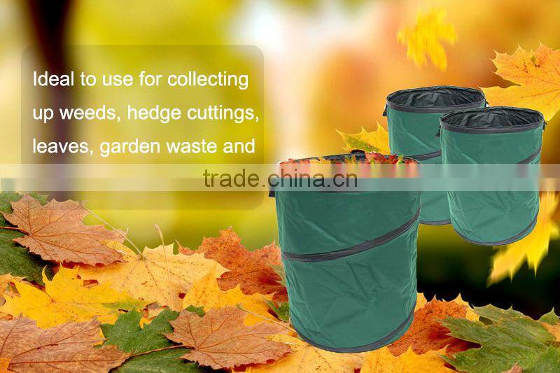 (543) Cheap Oxford Promotional Standable Yard Bag Holder Collapsible Garden Bag