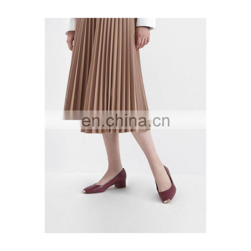 Ladies latest fashion cheap price and beautiful design block heels pumps sandals shoes