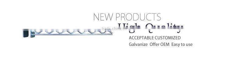 Metal wave shaped display hanger