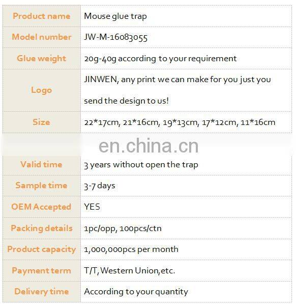 Mouse glue trap Sticky rat glue trap mouse trap and big rats to stick