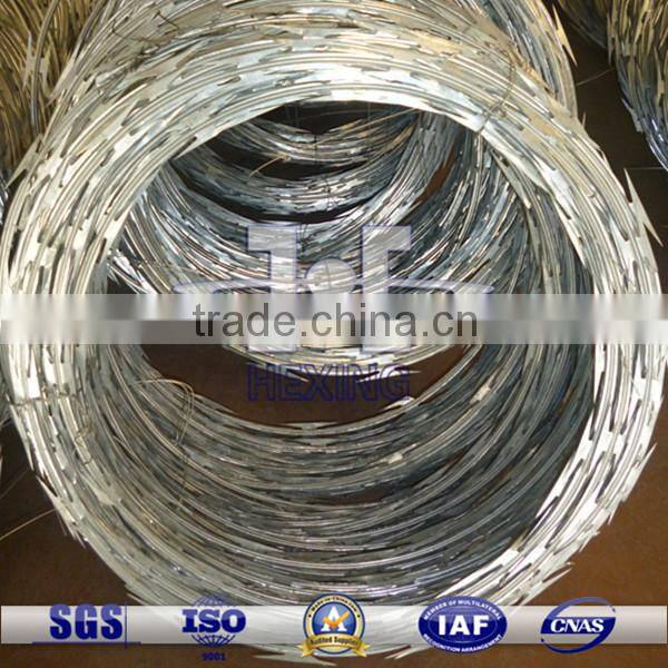BTO-22 Galvanized Concertina Razor Barbed Wire