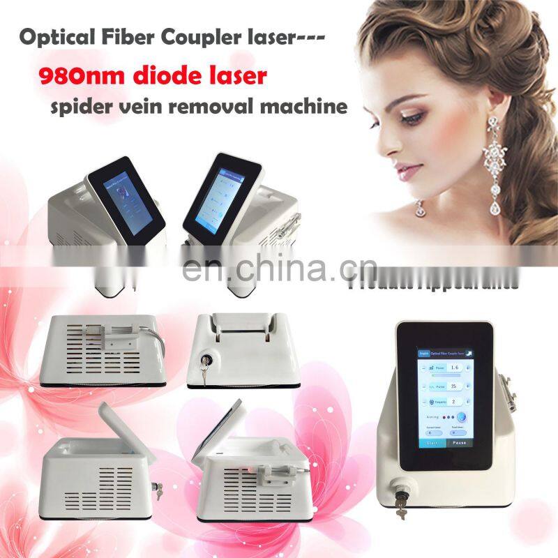 Desktop profession 980nm diode laser blood vessels vascular spider vein removal machine