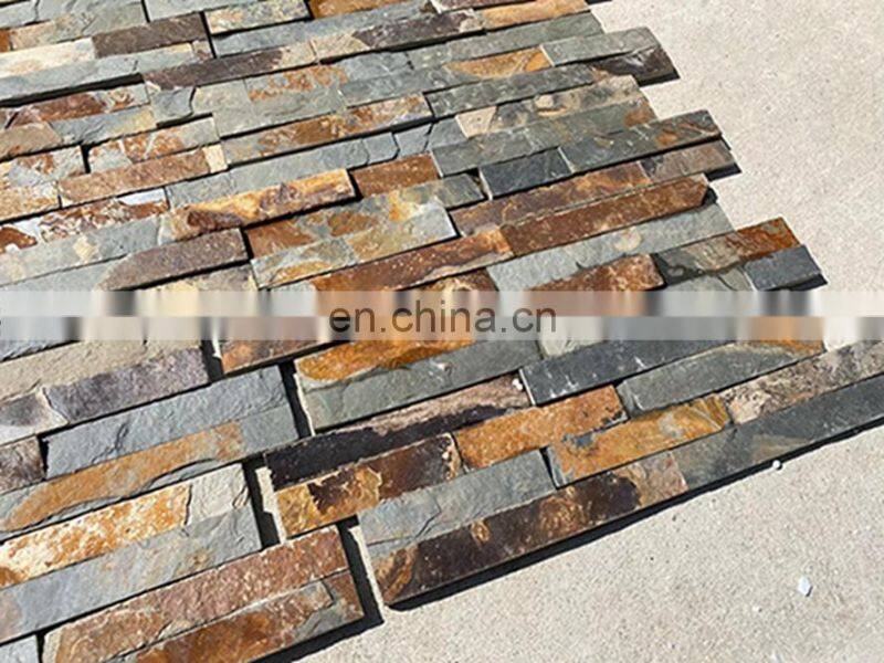 dark brown wall exterior sandstone cladding stone slate_stone natural stone cultures block tile design feature wall