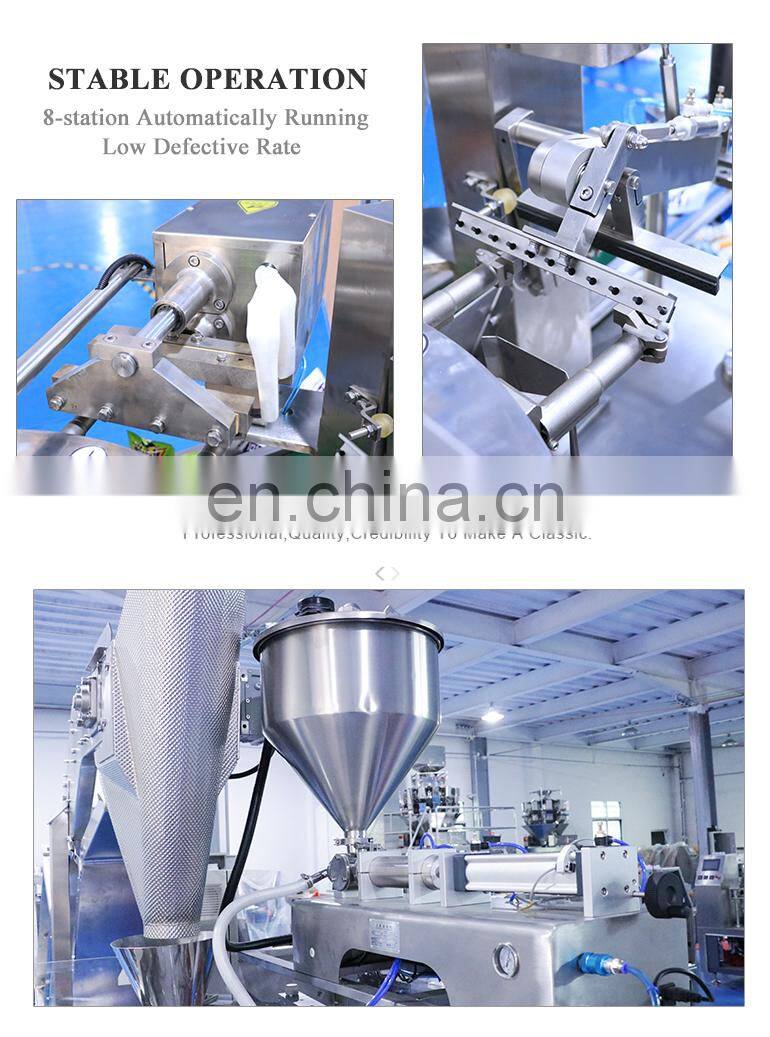 bag fruit juice filling and sealing beverage spout pouch packing machine