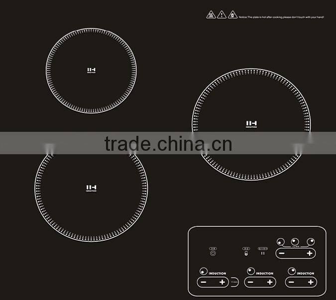 Built in 3 Burner Hybird Ceramic Hobs Household Smooth Electric Ceramic Hobs