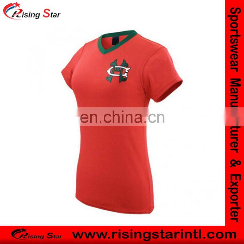 latest design custom printing soccer jersey women soccer jersey set soccer uniform
