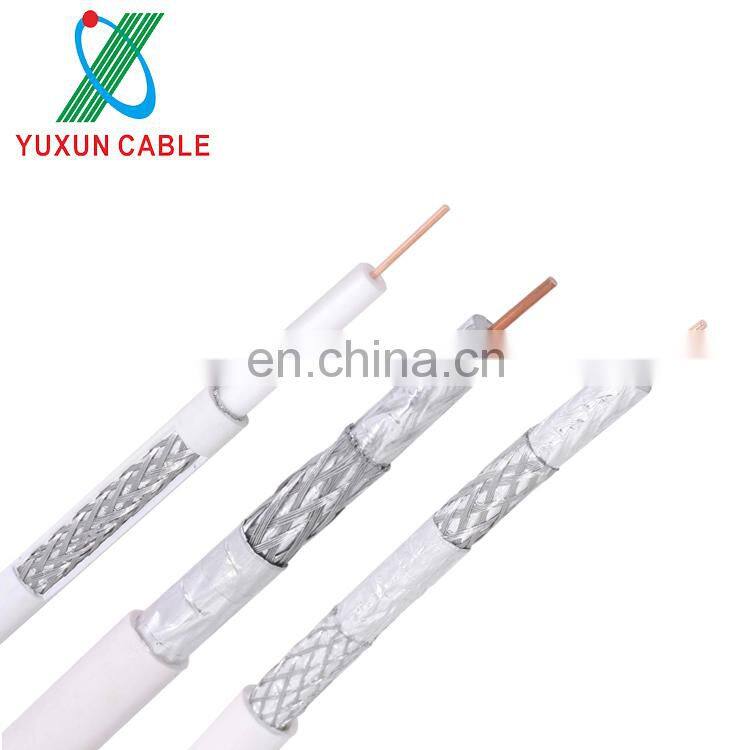 75 Ohm Coaxial Cable RG6 For Telecommunication