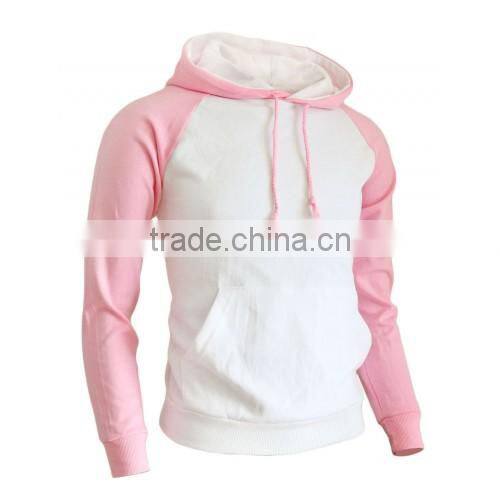 Raglan Sleeve cotton fleece hoodie