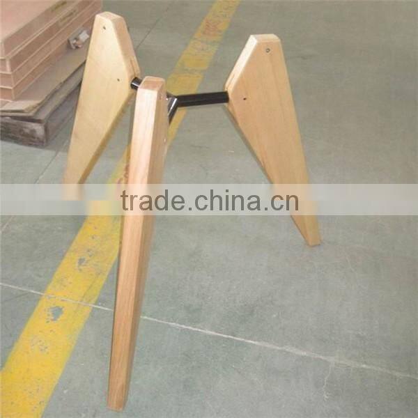 Jean Prouve round 80cm wood dining table