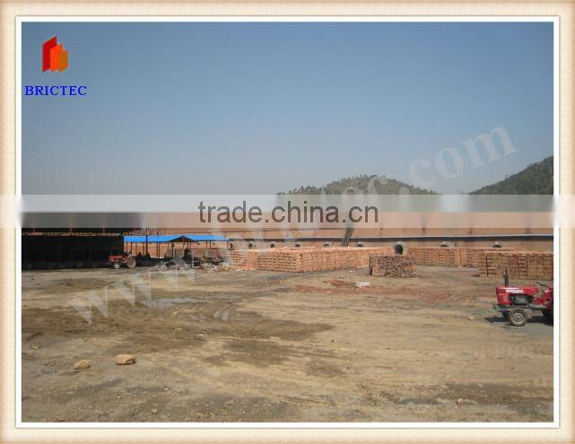 High quality clay brick hoffman kiln for burning hollow and solid bricks
