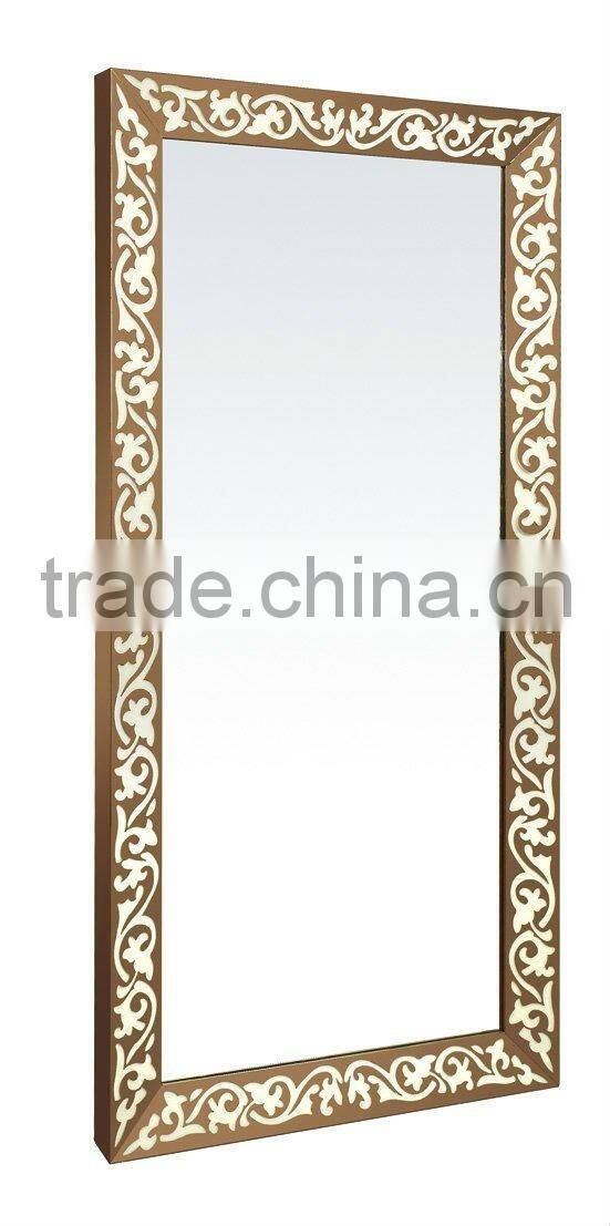 Excellent quality hair salon mirror station makeup & hair cutting salon mirror table european style salon mirror