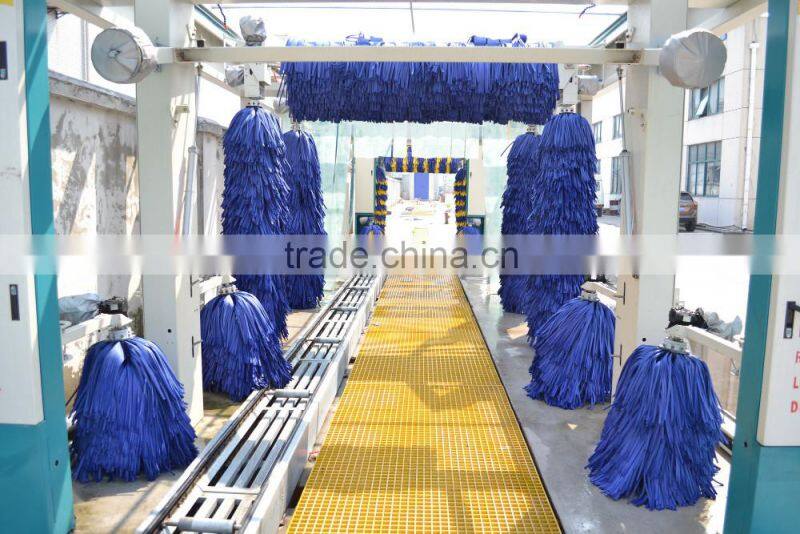Tunnel Car Wash Equipment 9Brushes PE-T9 40000USD