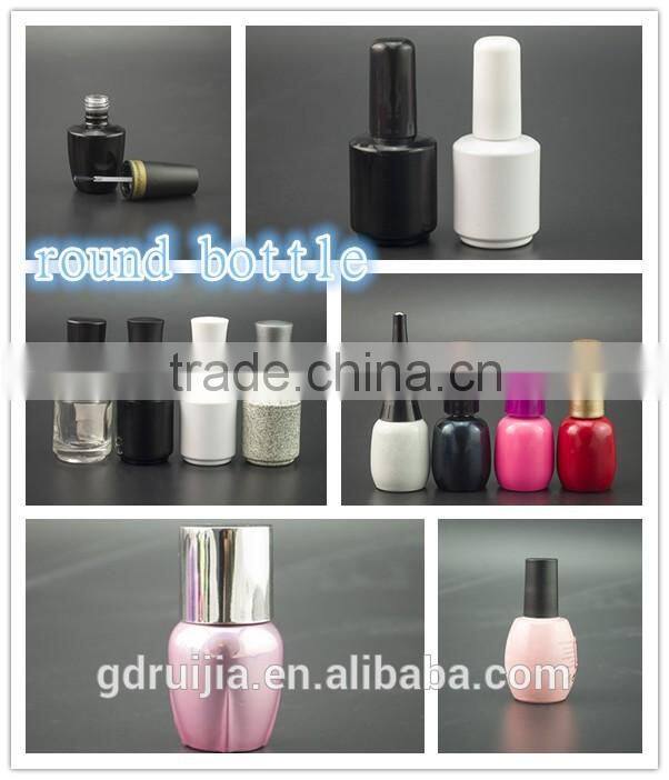 Free sample---clear glass nail polish bottle wholesale from Ruijia