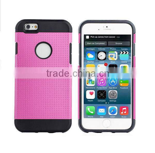 2015 China Factory Newest Colorful Tough Slim Armor Case Shockproof for IPhone6 4.7 case Cover back case