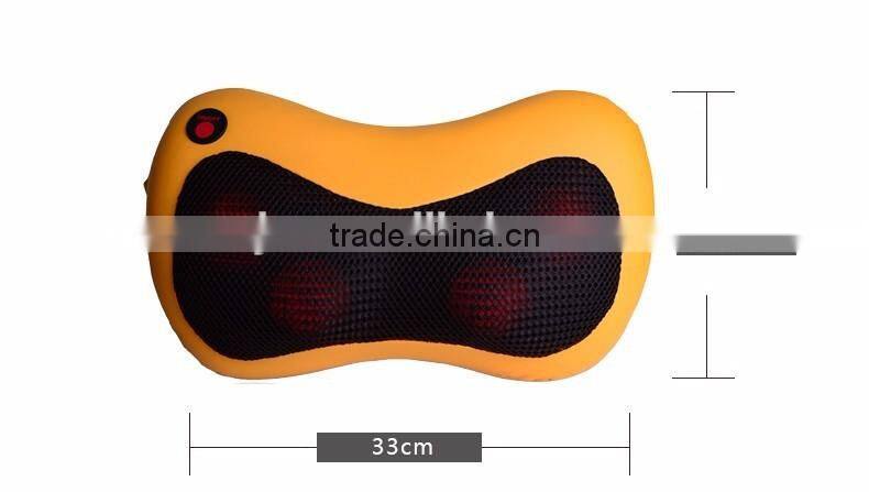 Massage Pillow / Back / waist Massager with CE,RoHs certified for home/car/office