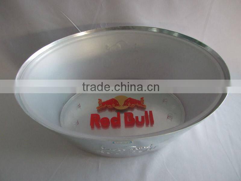CCBB-309 Red Bull Aluminum ice bucket boat can vodka energu dinking ice bukcet (Accept OEM)