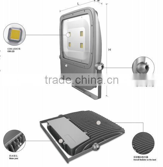 High Power 100W,20W,30W,50W,70W,10W,200W Aluminum Alloy Outdoor LED Flood Light