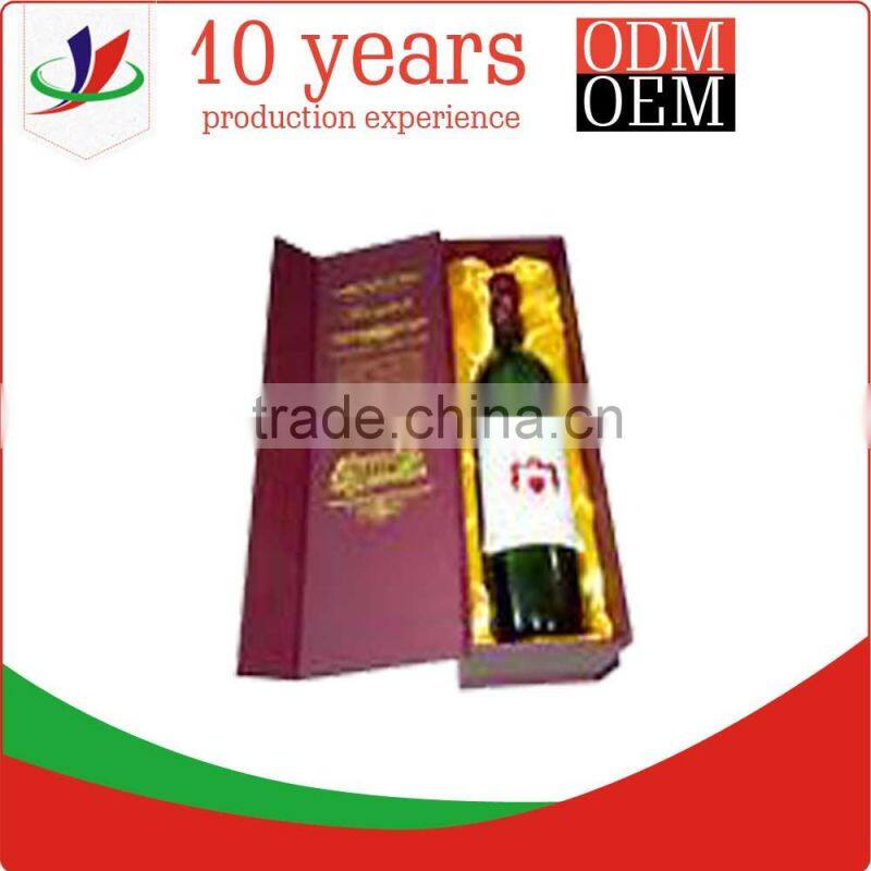 New style corrugated wine box with window