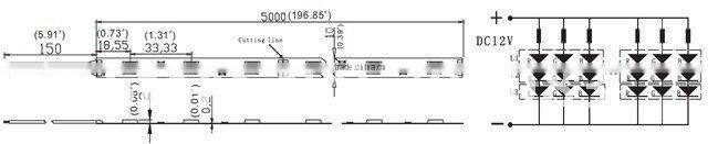 2012 Hot Sales! Free Shipping Super Bright RGB LED SMD5050 Strip Light 60LED/METER CE&RoHS 2 Years Warranty Waterproof IP67