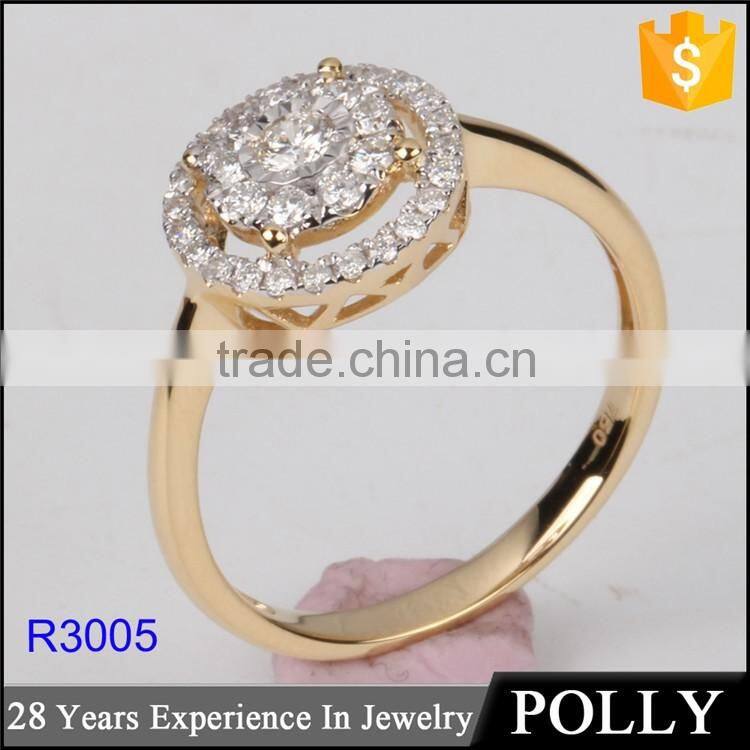 Fashion Design Jewelry ring pave setting 925 sterling silver ring set wholesale