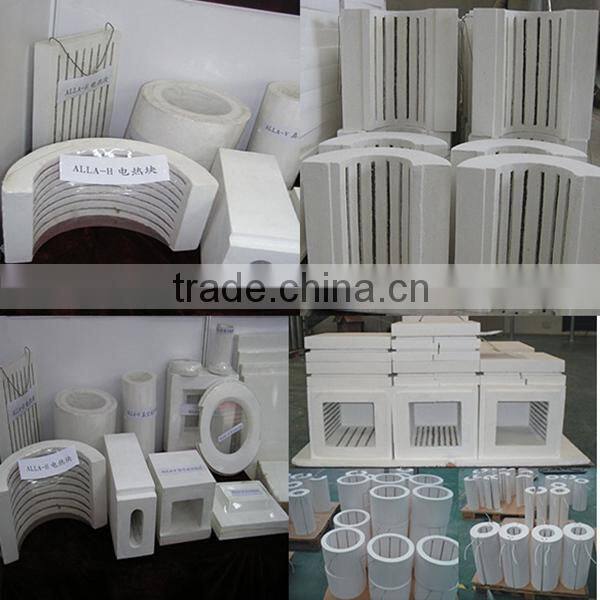 Low thermal conductivity Electric Ceramic Fiber Heater 1200