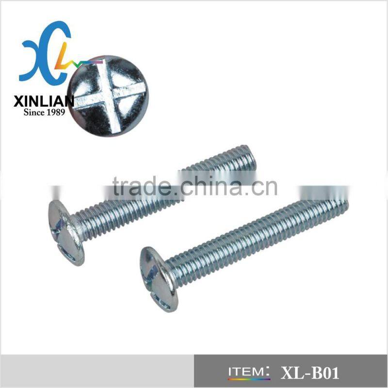 Galvanized roofing bolt with square nuts XL-B01