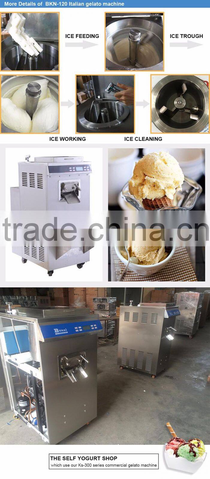 2016 new item european standard quality merry cream machine with CE approved with imported parts
