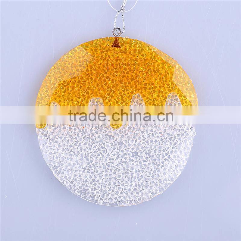 Small size snowball pendant new style colorful indoor decoration
