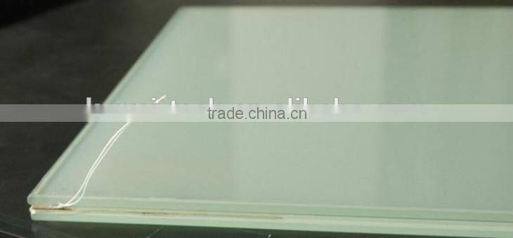 non-adhesive smart film is laminated into one 6mm glass, high 85-87% transparent