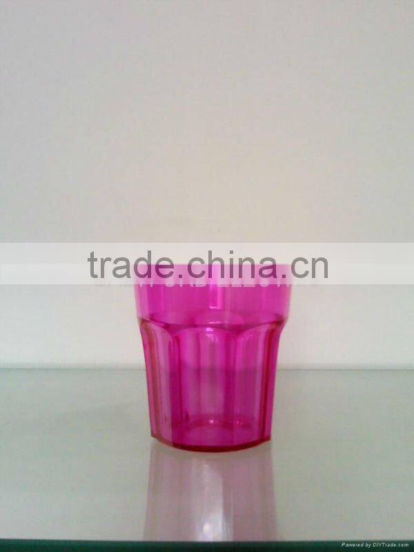 10OZ plastic whisky glass