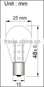 ba15d bay15d BA15s led auto bulb 12v