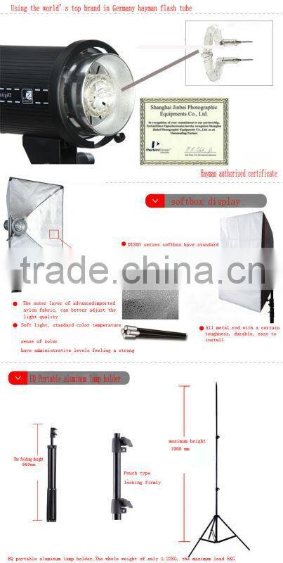 best sale 200W flash light advanced design shooting flash light black case lighting