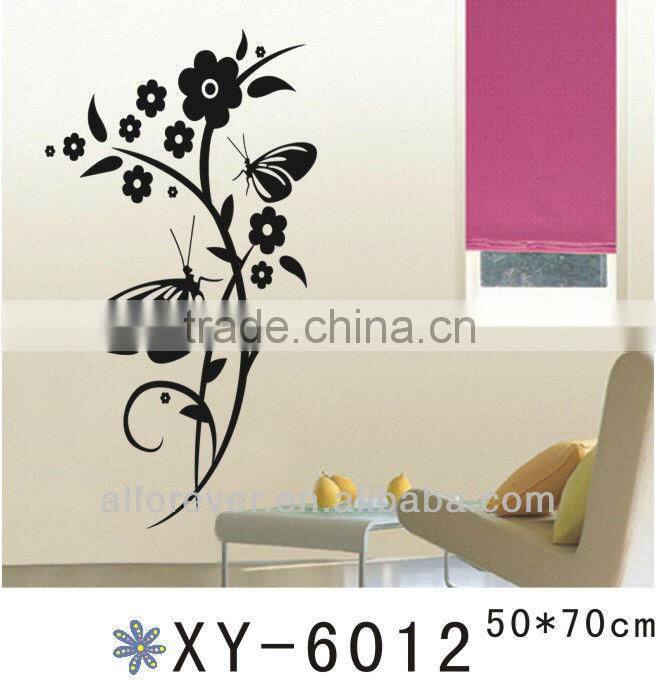 black butterfly wall sticker wholesale home decor,wall decal