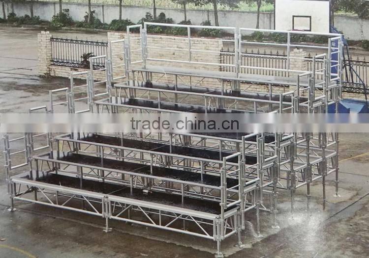 2016 Stage Seating system,Aluminum Outdoor Seating System,Aluminum Bleacher